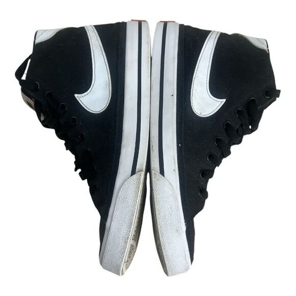 Nike Court Legacy Canvas Mid Women 7 Black White DD0161-001 Athletic Sneakers - Picture 5 of 11